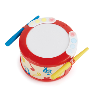 Hape belajar dengan lampu drum | Instrumen perkusi mainan dengan drum, lampu, dan permainan dipandu, 12 bulan - 5 tahun