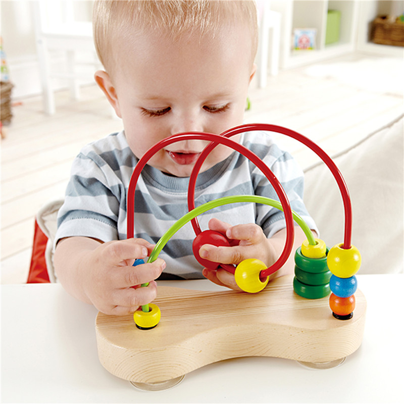 Labirin Manik Kayu Gelembung Ganda Hape | Peraih Penghargaan Pendidikan Wire Roller Coaster Menyortir Puzzle Mainan Perkembangan Awal Untuk Bayi Dan Balita
