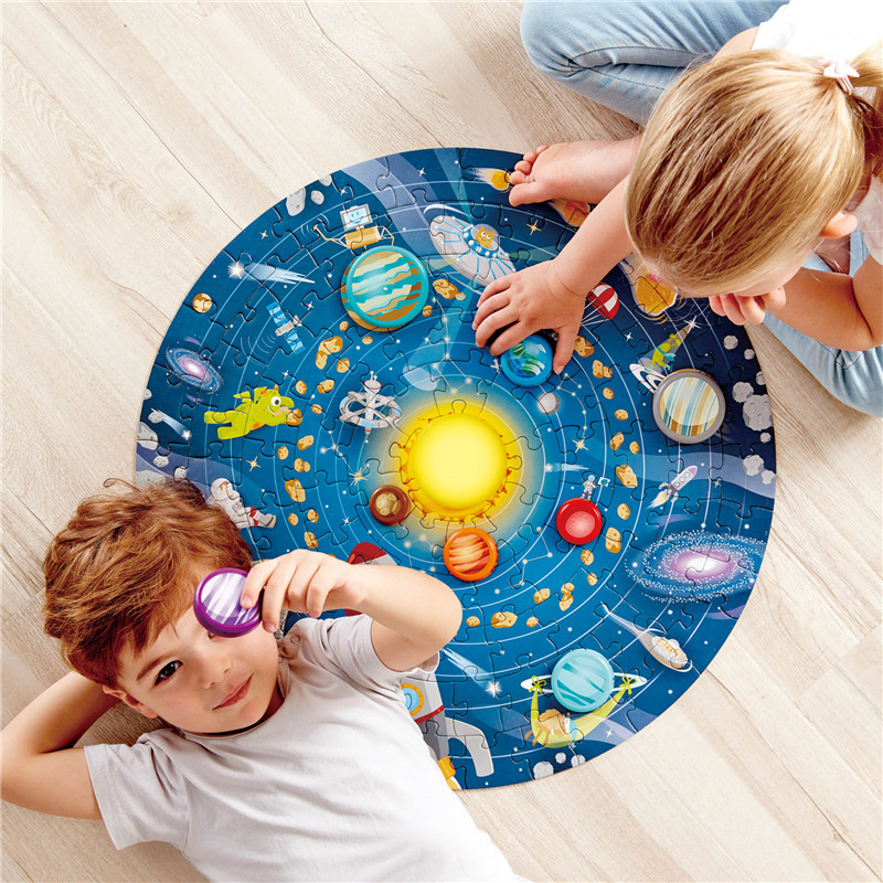 Teka-teki Tata Surya HAPE | Toy puzzle tata surya bulat untuk anak-anak