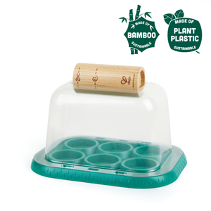 Rumah Kaca Tukang Kebun Hape | Tumbuhkan Kit Tanaman Anda Sendiri untuk Anak-Anak dengan Cetakan Bambu Untuk Membuat Vas Kertas untuk Bibit, 4 Tahun Ke Atas