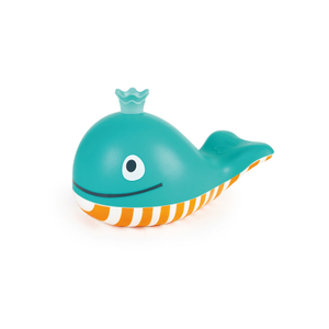 Hape Bubble Blowing Whale | Mainan bayi menyemprotkan untuk bermain waktu mandi, biru