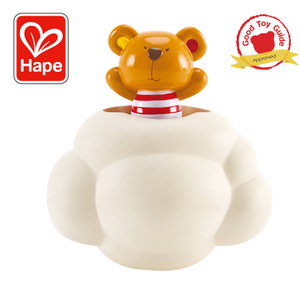 Hape Pop-Up Teddy Shower Buddy | Pemenang penghargaan kecil mainan mandi bayi untuk anak-anak